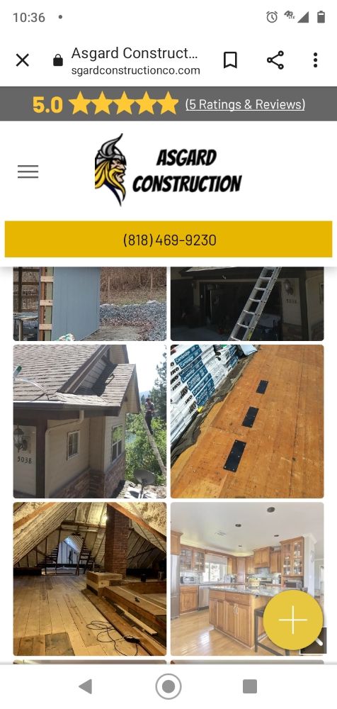 Slide of Asgard construction