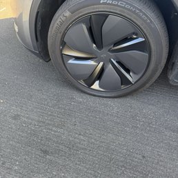 Very flat tire