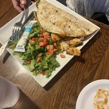 Foggy's Steakhouse - chicken fajitas (yes it is a quesadilla) - Sports Bars Near Me - Christmas, Michigan Foggy's Steakhouse - chicken fajitas (yes it is a quesadilla) - Sports Bars Near Me - Christmas, Michigan