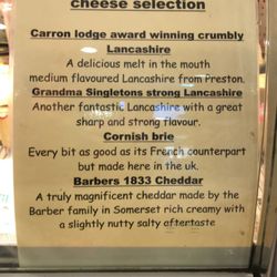 Hansfords - Cheeses