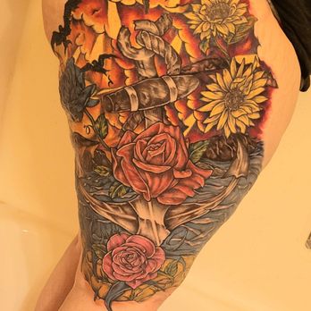 Iconic Tattoo & Piercing - My piece Eric and I started in June - Tattoo Near Me