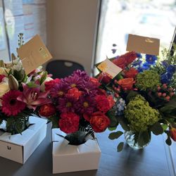 The Flower Shop - This is an example of the work that I received today as a birthday gift! She doesn't sure a great job all the time!!