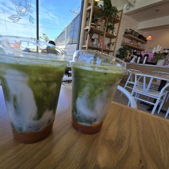 Rose Cafe - Matcha Latte Hawaiian Style - Breakfast & Brunch Near Me - Oceanside, California