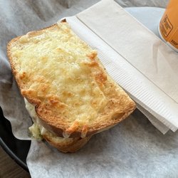 Top of pesto panini