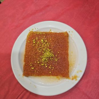 Nablus Sweets - Knafeh nāimah (semolina.) Warmed in a microwave there. Go to Paterson location instead - Bakeries Near Me - Brooklyn, New York