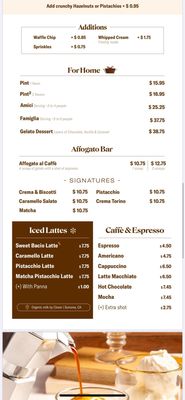 Menu photo 6 Bacio di Latte Los Angeles, CA