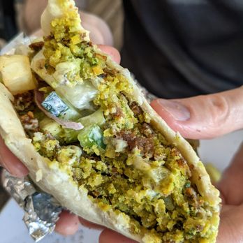 Gyro House - The wrap was packed with falafels! - Mediterranean Near Me - Yakima, Washington