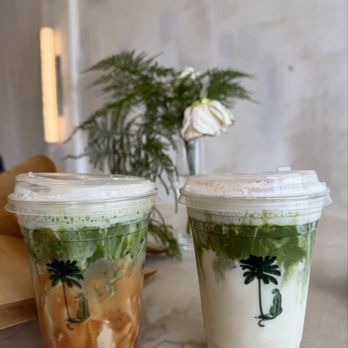 Papa Thanks So Much - Thanks So Matcha with cold foam added & Coqui Matcha 100/10 - Coffee & Tea Near Me - Dania Beach, Florida Papa Thanks So Much - Thanks So Matcha with cold foam added & Coqui Matcha 100/10 - Coffee & Tea Near Me - Dania Beach, Florida