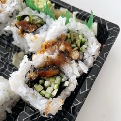 Rainbow Sushi - Eel & Cucumber Roll (not much eel but lots of rice) March 14, 2025