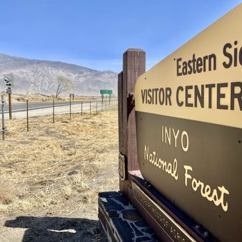 Eastern Sierra Interagency Visitor Center - Entrance sign - Visitor Centers Near Me - Lone Pine, California
