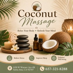 Coconut Massage - The main advantages of massage therapy are the following: It is a natural and non-invasive treatment option...