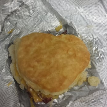 Chick-fil-A - Yummy bacon egg and cheese kind of heart shaped! Happy valentine's day. - Fast Food Near Me - Lawrenceville, Georgia Chick-fil-A - Yummy bacon egg and cheese kind of heart shaped! Happy valentine's day. - Fast Food Near Me - Lawrenceville, Georgia