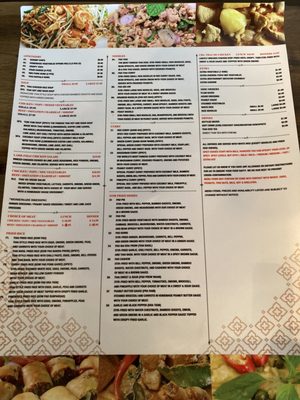 Menu photo 4 Thai 101 Royal Oak, MI