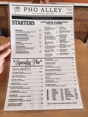 Menu photo 6 Pho Alley Cypress, CA