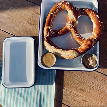 Valley Goat - Pretzel from the beer garden menu! - New American Near Me - Sunnyvale, California