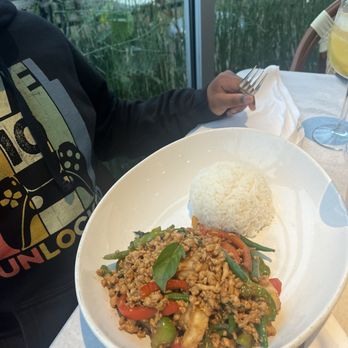Ka Thai - Ground Turkey and shrimp with Rice - Thai Near Me - Dallas, Texas