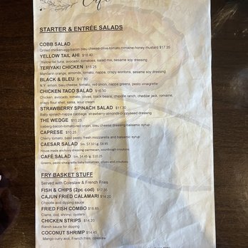 Carnation Cafe & Lounge - Current menu - Steakhouses Near Me - Carnation, Washington