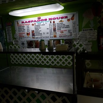 Raspados House - a counter with a menu on it - Ice Cream & Frozen Yogurt Near Me - Phoenix, Arizona Raspados House - a counter with a menu on it - Ice Cream & Frozen Yogurt Near Me - Phoenix, Arizona