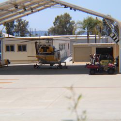 Los Angeles County Fire Department - 412 in hangar