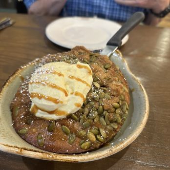 First Watch - Pumpkin coffee cake with whipped cheesecake and pepitos. - Breakfast & Brunch Near Me - Palm Harbor, Florida