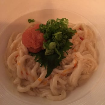 MeNami - Mentaiko creamy udon - Delish - Japanese Near Me - Toronto, Ontario