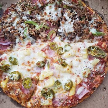 3 Guys Pizza Pies - Small half angry Hawaiian and big spender - Pizza Near Me - Lakeland, Tennessee 3 Guys Pizza Pies - Small half angry Hawaiian and big spender - Pizza Near Me - Lakeland, Tennessee