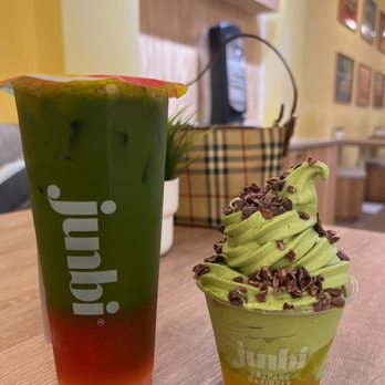 Junbi Matcha - Richardson - Matcha Fresca and matcha soft serve with cacao nibs and puree - Coffee & Tea Near Me - Richardson, Texas Junbi Matcha - Richardson - Matcha Fresca and matcha soft serve with cacao nibs and puree - Coffee & Tea Near Me - Richardson, Texas