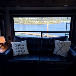 McKinley's Marina & RV Park - View from inside RV!