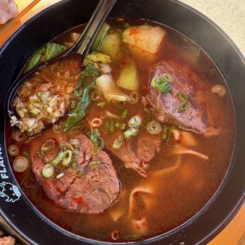 Flaming Ox - C2. Mala Beef Noodle Soup Spicy - Taiwanese Near Me - San Jose, California
