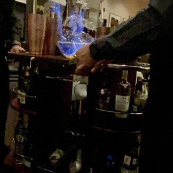 Brasão Brazilian Steakhouse - Dessert cocktail preparation - Steakhouses Near Me - Irving, Texas