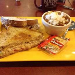 Tuna melt with chili