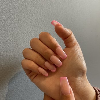 M2 Nail Lounge - Pink French Tips - Nail Salons Near Me - Alhambra , California M2 Nail Lounge - Pink French Tips - Nail Salons Near Me - Alhambra , California