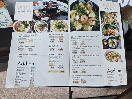 Menu photo 1 LH Kitchen TRACY, CA