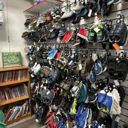 Children's Orchard San Dimas, CA - Boy shoe wall