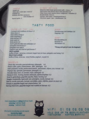 Menu photo 5 Barnini Antwerp, VAN