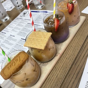 The Breakfast Club at Midtown - Latte Flight - New American Near Me - Mountain View, California