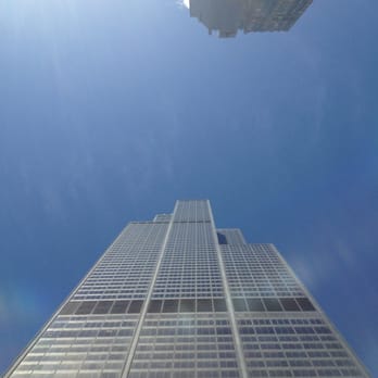 Willis Tower - looking up from the sidewalk out front - Landmarks & Historical Buildings Near Me - Chicago, Illinois Willis Tower - looking up from the sidewalk out front - Landmarks & Historical Buildings Near Me - Chicago, Illinois