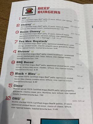 Menu photo 1 Burger 21 - Albuquerque Albuquerque, NM