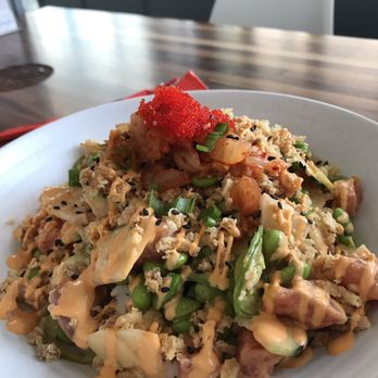 FreshFin Madison Downtown - Spicy Tuna Bowl with kimchi! - Poke Near Me - Madison, Wisconsin