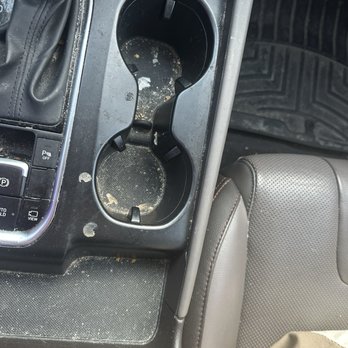 Miller’s Auto Detail - Cupholder before - Auto Detailing Near Me - Oak Park, Illinois