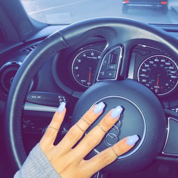 Diva Nails & Spa - COFFIN SHAPE - Color: Essie  11 - done by NOI (coffin shape that could KILL) ugh yes, do y'all see that? - Nail Salons Near Me - San Diego, California