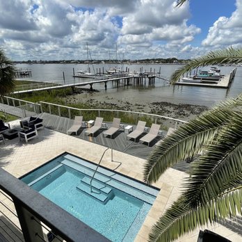 Marker 8 Hotel and Marina - Look out over the pool area - Hotels Near Me - St. Augustine, Florida