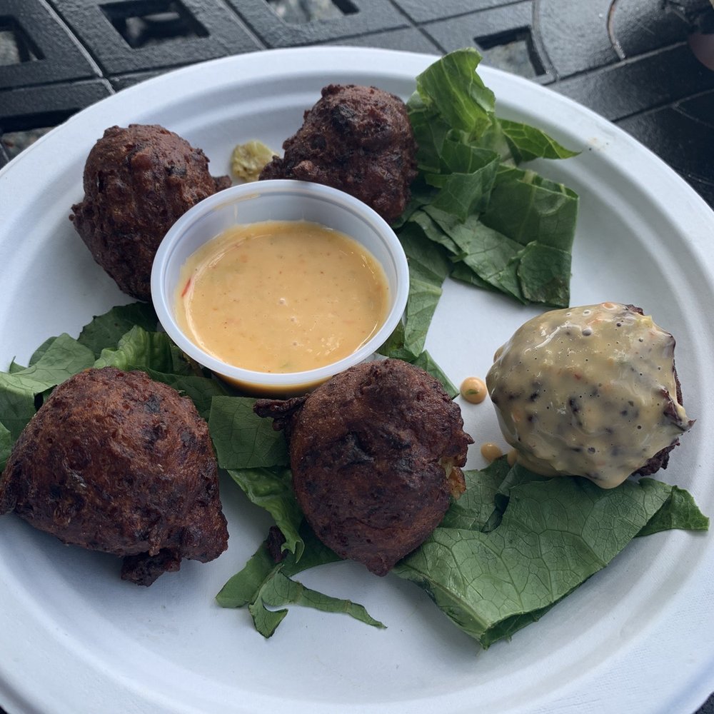Miss Lucy's Restaurant - Conch Fritters - Caribbean Near Me - St. John, Virgin Islands