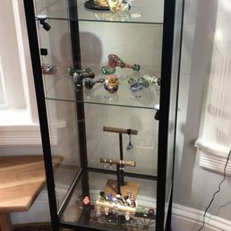 Quick snap of one of the glass cases