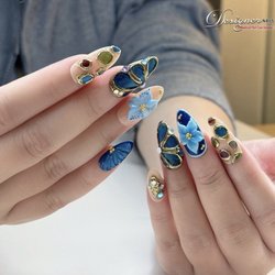 Bold fun nail art design