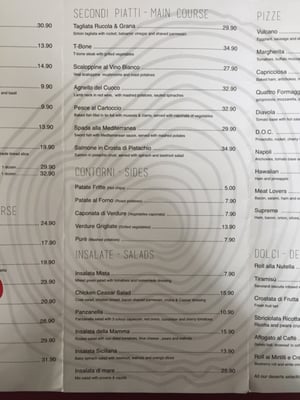 Menu photo 1 Vesuvio Traditional Italian Main Beach, QLD Menu photo 1 Vesuvio Traditional Italian Main Beach, QLD