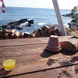 Svanereden Outdoor Restaurant - Champagne lige ved vandet