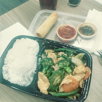 Asian Corner Cafe - Thai Basil Chicken - lunch portion - Asian Fusion Near Me - Chandler, Arizona Asian Corner Cafe - Thai Basil Chicken - lunch portion - Asian Fusion Near Me - Chandler, Arizona
