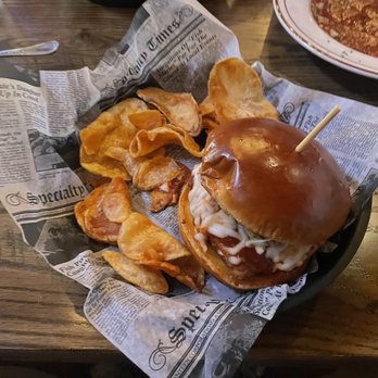 Kodiax Barn & Grill - Chicken parm fried chicken sandwich - American Near Me - Charleroi, Pennsylvania