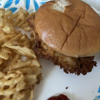Chick-fil-A - Number 1 no pickle with waffle fries - Fast Food Near Me - Roseville, California